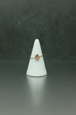 Carnelian Silver Ring - Size N 1/2