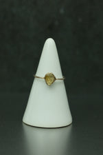 Citrine Silver Ring - Size N