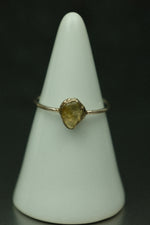 Citrine Silver Ring - Size N