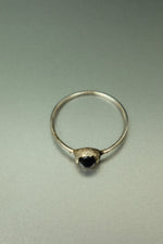 Amethyst Silver Ring - Size N