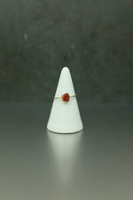 Carnelian Silver Ring - Size N 1/2