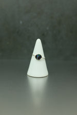 Abalone Shell Silver Ring - Size O