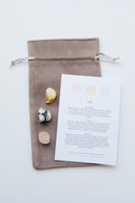 Packet of crystals for love, featuring a selection of stones to attract and enhance romantic and self-love energies.