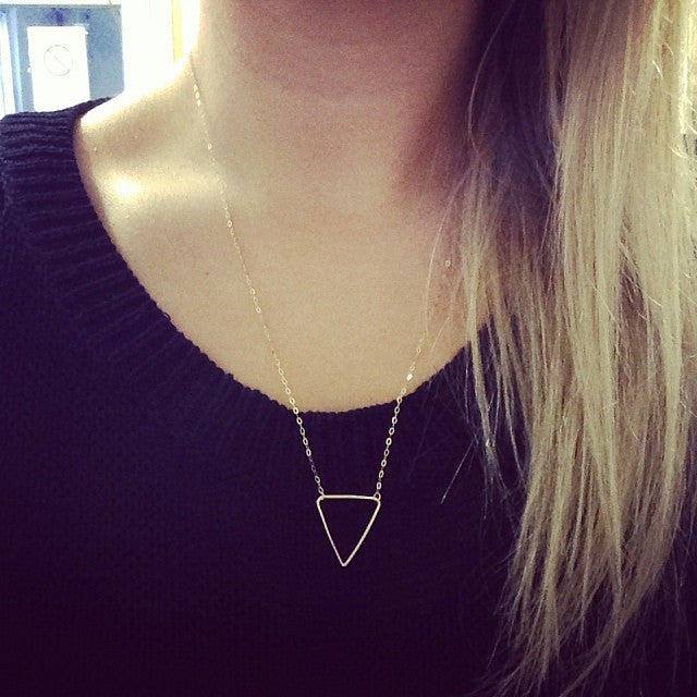 The Hood Triangle Necklace