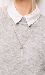 Long Quartz Necklace