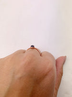 Round Amethyst Ring