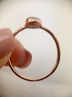 Round Labradorite Ring