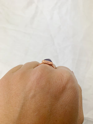 Triangle Amethyst Ring