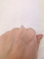 Silver Oval Moonstone Ring