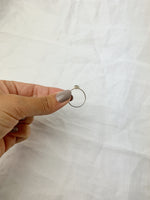 Silver Pear Labradorite Ring