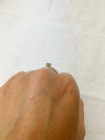 Silver Pear Labradorite Ring