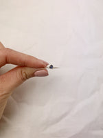 Silver Small Triangle Labradorite Ring