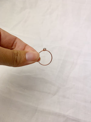 Small Triangle Labradorite Ring