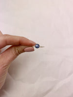 Silver Round Kyanite Ring