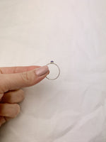Silver Pear Lapis Ring