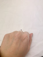 Silver Pear Lapis Ring