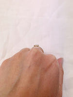 Silver Triple Herkimer Diamond Ring