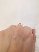 Silver Horizontal Herkimer Diamond Ring