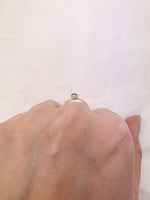 Silver Vertical Herkimer Diamond Ring