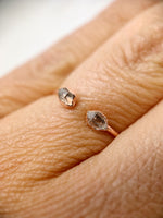 Open Herkimer Diamond Ring