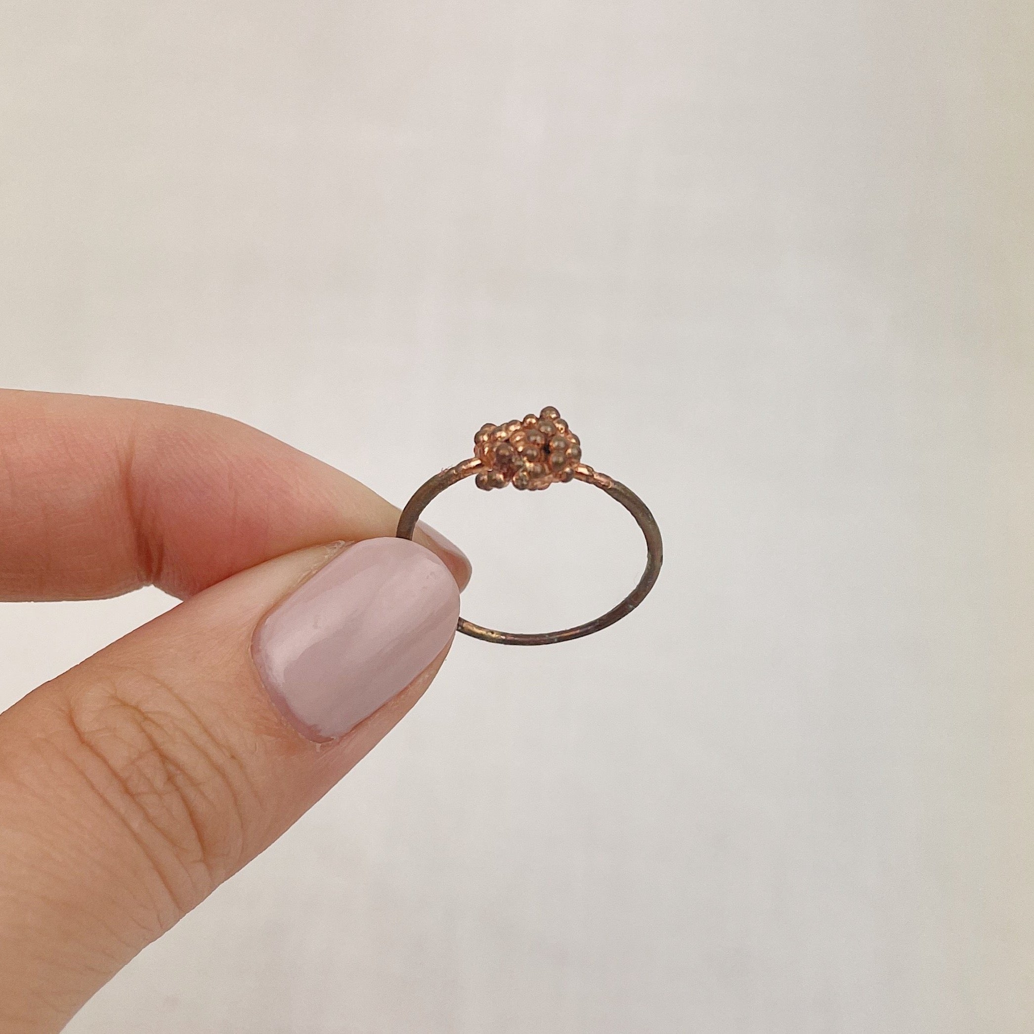 Copper ring - size O 1/2