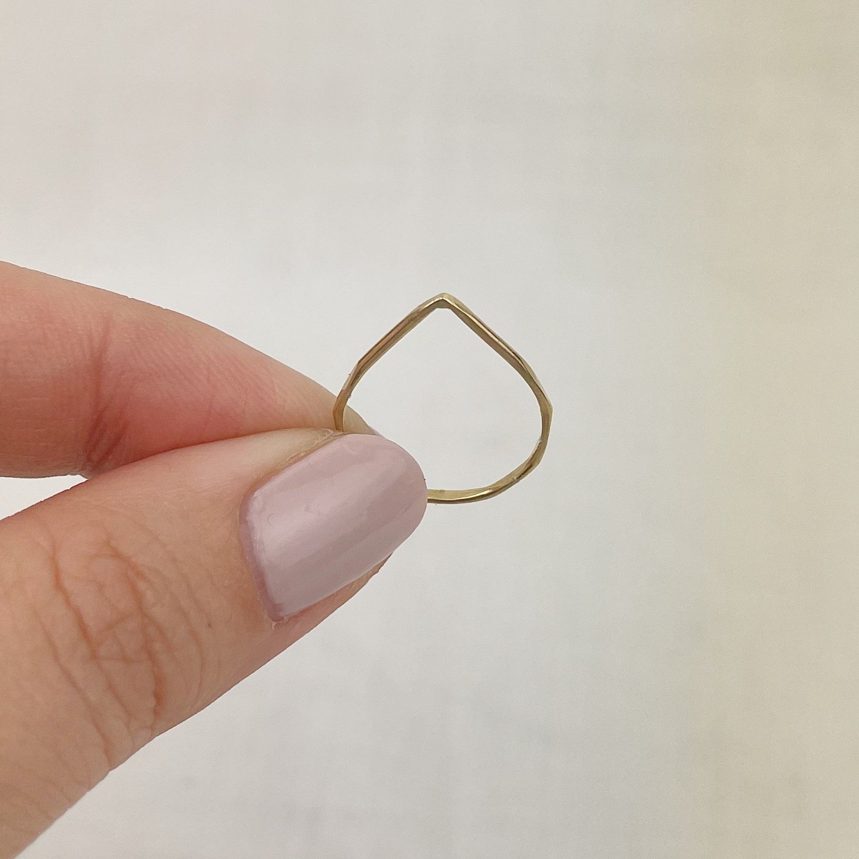 Gold ring - size Q
