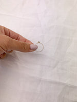 Silver Pear Garnet Ring