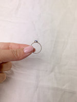Silver Oval Lapis Ring