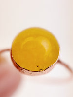 Yellow Quartz Ring - November Birthstone