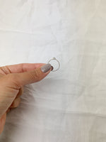 Silver Small Marquise Labradorite Ring