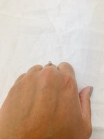 Silver Small Marquise Labradorite Ring