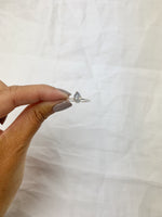 Silver Pear Moonstone Ring
