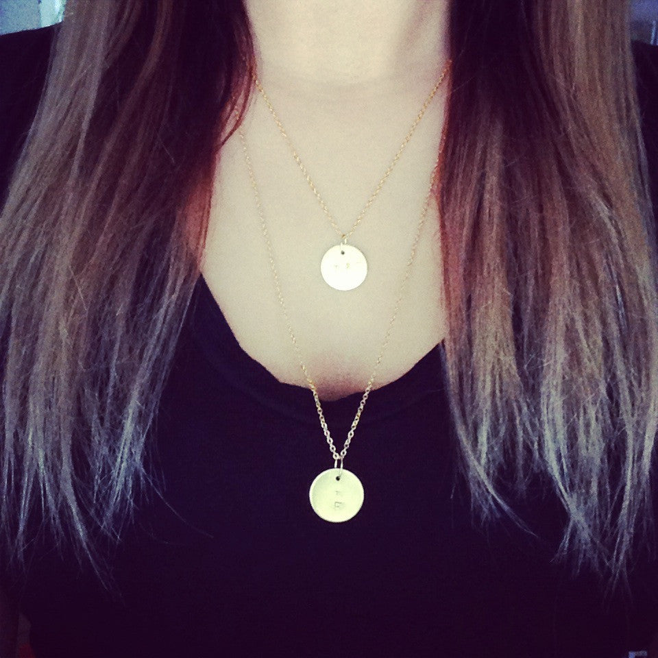 Coin Necklace - Double